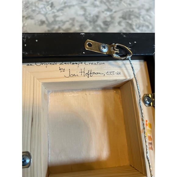 Zentangle owls on wood - Picture 3 of 4